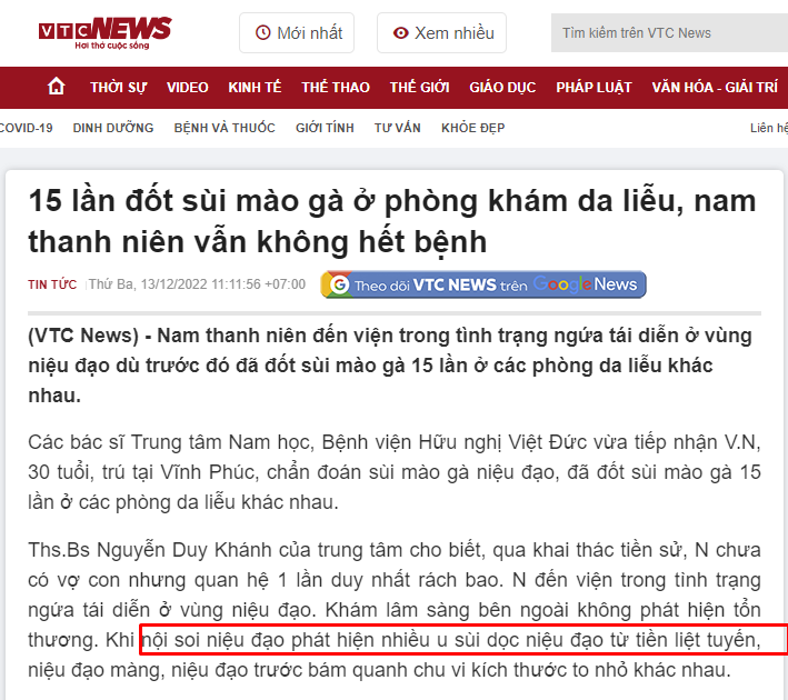 Cập nhật tất tần tật chi phí chữa sùi mào gà