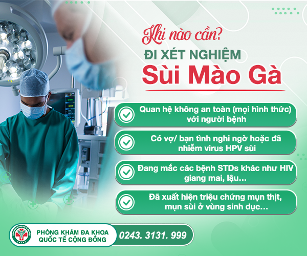 Xét nghiệm sùi mào gà và những điều nam giới cần biết