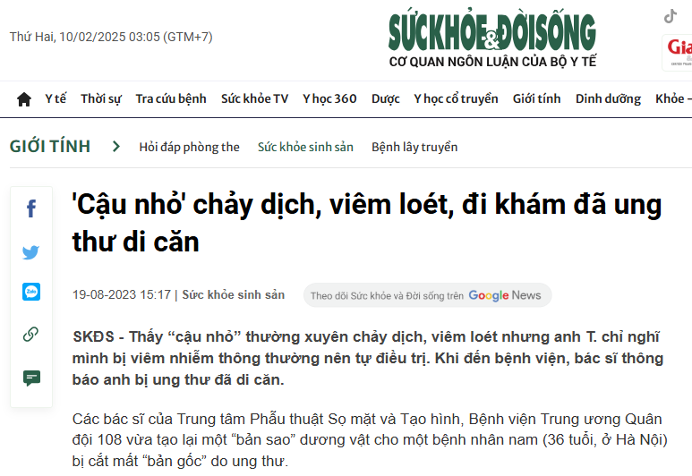 Mẹo chữa đầu dương vật chảy mủ: Bí quyết nhiều anh em cần đến!