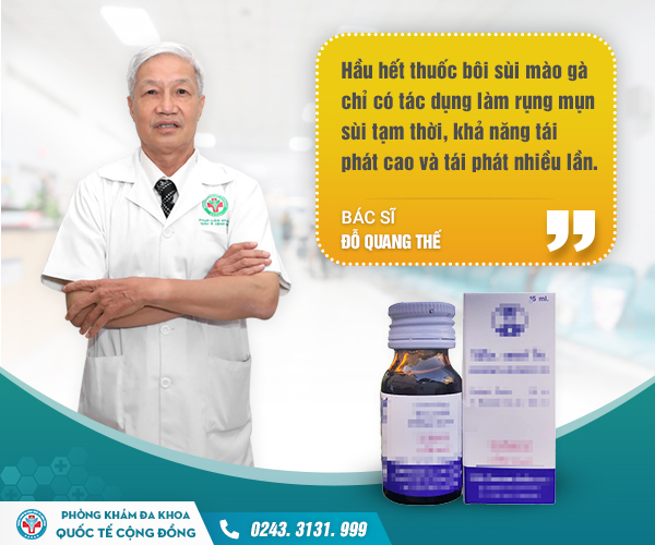 [CẢNH BÁO] Các hiểu lầm khi dùng thuốc chữa sùi mào gà không rõ nguồn gốc gây nguy hại cho sức khỏe